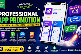 do app promotion gain app install, review, mobile app promotion, game marketing