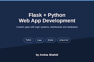 build your flask and sqlite web app with login and dashboard