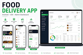 build food delivery app, food ordering app and restaurant app