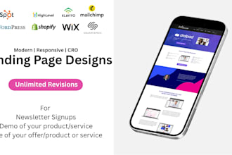 turn landing page into leads and customers