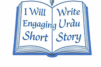 write engaging  urdu short story in24hour