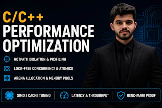 optimize c and cpp code for performance and low latency