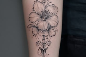 design a modern and minimalist tattoo design