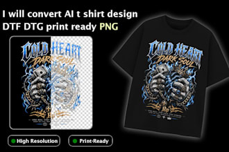 convert ai t shirt design to dtf dtg print ready png for t shirt printing