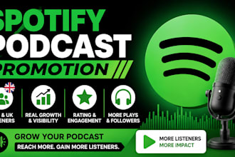 spotify podcast 500,000 USA,UK spotify podcast listeners, rating spotify podcast