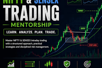 teach you nifty and sensex intraday trading from basics to advanced