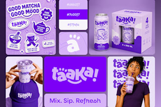 design product packaging, box, label, and food packaging