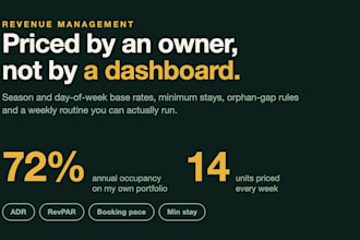 be your hotel revenue manager and set your pricing strategy