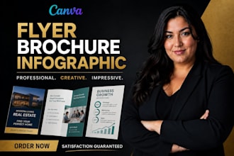 design flyer brochure infographic and print advertising