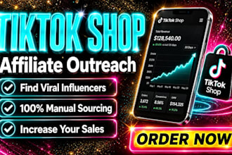 do tiktok shop affiliate outreach and influencer sourcing