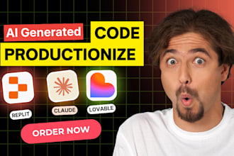 fix and productionize your ai generated code from cursor replit or lovable