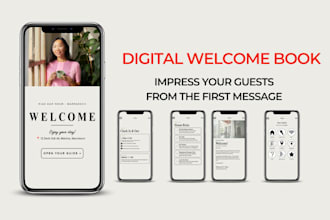 design a professional digital welcome book for your airbnb