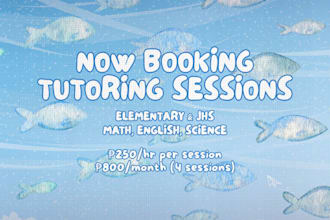 tutor elementary and junior high level subjects