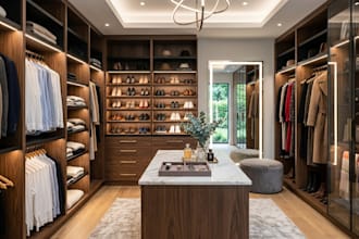 design custom closets, wardrobes, pantry and storage cabinets in 3d