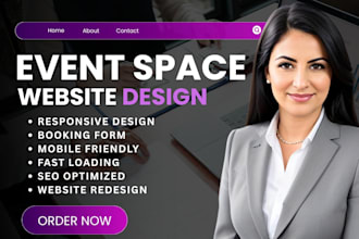 event space website,venue booking website, venue rental website, party space web