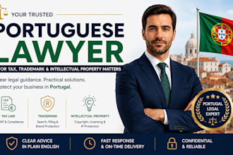 be your portuguese lawyer for tax, trademark, and intellectual property matters