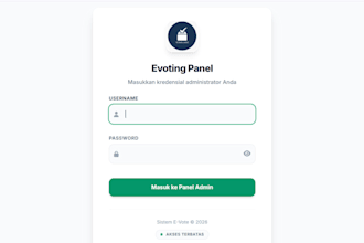 build a custom e voting application for school elections