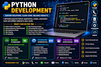 custom python scripts and desktop applications