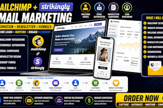 do mailchimp strikingly email marketing automation newsletter email funnels