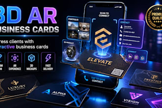 webar business cards and print media with zero monthly fees