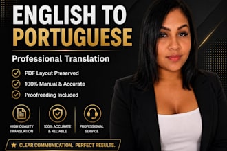 manually translate english to portuguese pdf