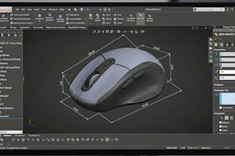 create 3d cad model, product design, prototype and 3d printing files