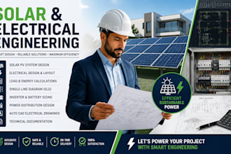 do professional solar and electrical engineering design