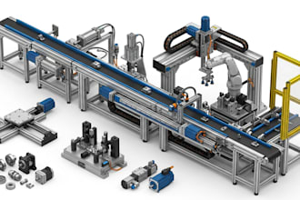 design custom industrial machines, conveyor systems, fixtures and jigs