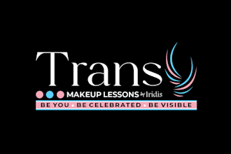 make irides trans makeup lessons logo for our makeup company