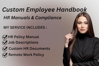 create HR policies, sops, employee handbook, and HR documents