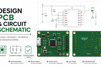 do your pcb review and revision and optimize it for manufacturing
