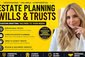 review and draft wills, trusts and estate planning documents