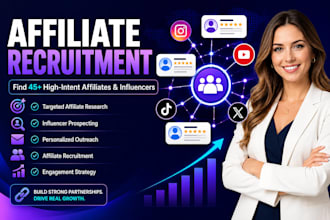 influncer affiliate recruitment recruit affiliate marketer top affiliate signup