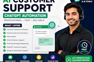 professional chatgpt customer support and ai automation services
