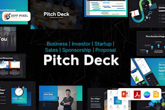 do business presentation real estate investor sales sponsorship pitch deck ppt