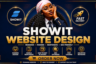 design, redesign and develop your showit website