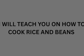 teach on how to cook a delicious rice and beans
