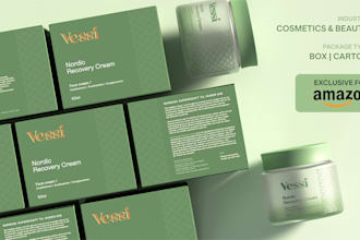 design cosmetic and skincare packaging and label design