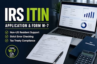 do irs itin application form w7 non us resident