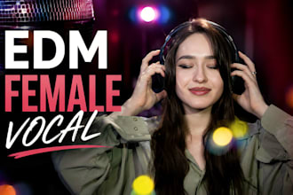 record female house vocals for edm melodic techno house afro deep house tracks