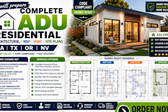prepare complete architectural mep drawings, loft conversion UK house extension