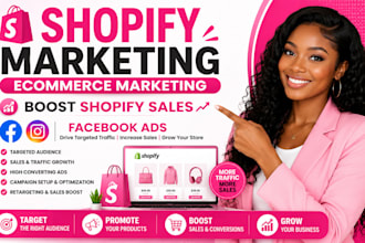 do shopify marketing, ecommerce marketing, boost shopify sales and facebook ads