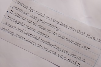 write beautiful handwritten letters and notes