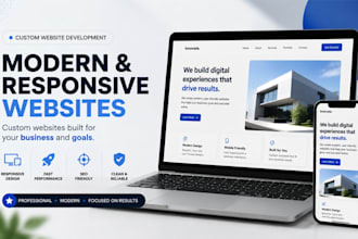 build a modern responsive website