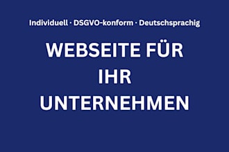 eine moderne webseite für ihr unternehmen erstellen
