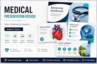 design professional medical and healthcare presentations