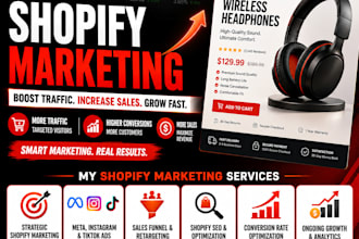 do shopify marketing to boost shopify sales and ecommerce growth, cro audit