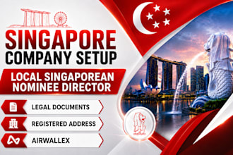 register singapore company with local nominee director, airwallex