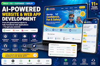 build an ai powered website or web app