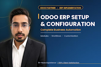 set up and configure odoo erp for your business